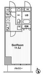 URBANFLATSIkebukuroPremium 1Kの間取図画像