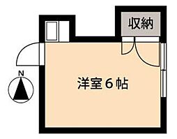 竹林コテージ第5迎賓ゲスト館 ワンルームの間取図画像