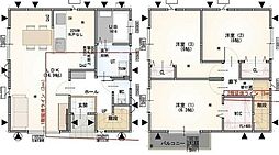 日暮里舎人ライナー 舎人駅 徒歩6分の賃貸一戸建て 3LDKの間取り