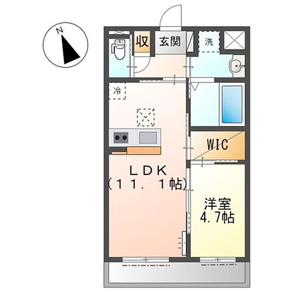 プリムローズ　深井 ｜大阪府堺市中区深井畑山町(賃貸マンション1LDK・1階・40.20㎡)の写真 その2