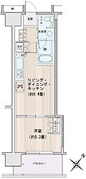 エスティメゾン豊洲レジデンスB棟 1LDKの間取図画像