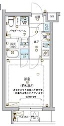 大田区蒲田1丁目マンション 1Kの間取図画像