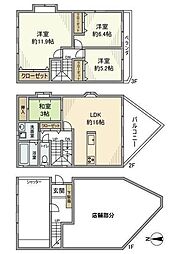 江戸川6丁目戸建 4LDKの間取り