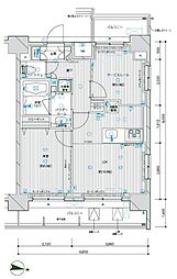メインステージ王子II 9階1SLDKの間取り
