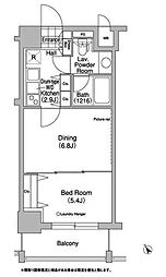 COMFORIA駒澤 1DKの間取図画像