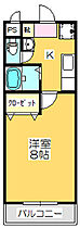 ハイネス郡家 203 ｜ 香川県丸亀市郡家町（賃貸マンション1K・2階・25.08㎡） その2