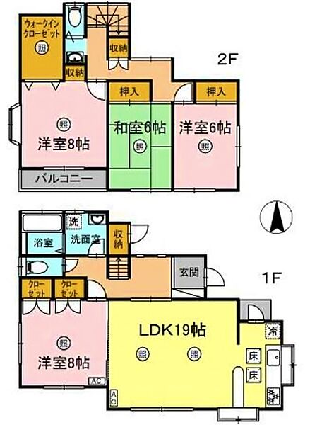 上麻生貸家F号棟 1｜神奈川県川崎市麻生区上麻生４丁目(賃貸一戸建4SLDK・--・119.80㎡)の写真 その2