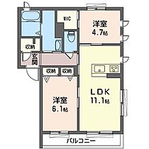 シャーメゾン湘南大庭 00102 ｜ 神奈川県藤沢市大庭5221-4（賃貸アパート2LDK・1階・52.75㎡） その2