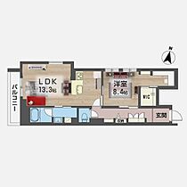 ドムス　グランツ　大宮日進 00302 ｜ 埼玉県さいたま市北区日進町２丁目1675-2（賃貸マンション1LDK・3階・56.30㎡） その3