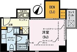 ル・コフレ 4階1SKの間取り
