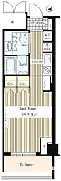 四谷TNビル 1Kの間取図画像