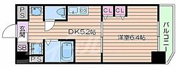 第6関根マンション 1DKの間取図画像