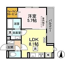 D Paina宿河原7 301 ｜ 神奈川県川崎市多摩区宿河原７丁目9（賃貸アパート1LDK・3階・34.09㎡） その2