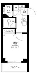 フォルテ西青木 1Kの間取図画像