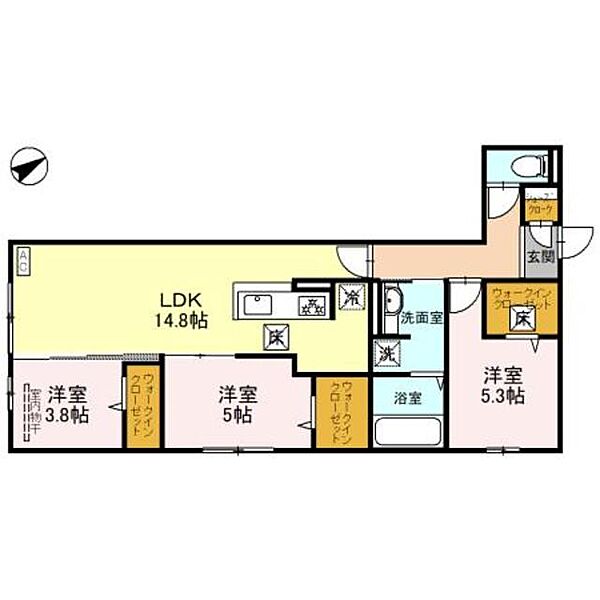 Oeste　Casa ｜大阪府堺市堺区向陵中町１丁(賃貸アパート3LDK・1階・70.97㎡)の写真 その1