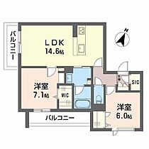 シャーメゾン吉塚211 A0301 ｜ 福岡県福岡市博多区吉塚８丁目70-71-1、71-2之各一部（賃貸マンション2LDK・3階・63.61㎡） その2