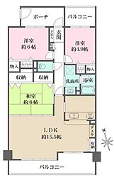 ヴィオヌール新金岡南館 5階/-