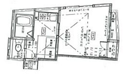 グルックハウス野方 1階1Kの間取り