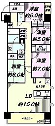 デュオヒルズ新所沢駅前 4LDKの間取図画像