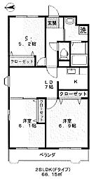 間取図画像 2SLDK