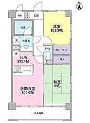 間取図画像 2DK