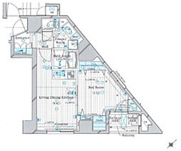 グランドトゥルース東向島 1LDKの間取図画像