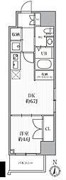 CAVANA+YOTSUYA 1DKの間取図画像