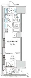 パークアクシス品川天王洲アイル 1LDKの間取図画像