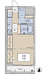 ＳＰＩＣＡ 3階1Kの間取り