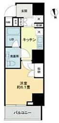 ヴィオール文京関口 1Kの間取図画像