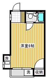 ルネ・目白 ワンルームの間取図画像