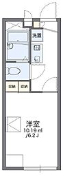 レオパレスSUN 1Kの間取図画像