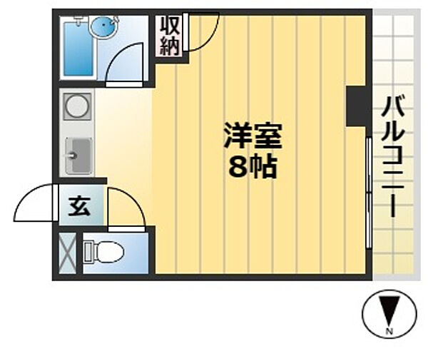 三景マンション ｜兵庫県神戸市灘区篠原南町７丁目(賃貸マンション1K・1階・22.60㎡)の写真 その2