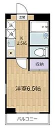 コナヴィレッジ 1Kの間取図画像
