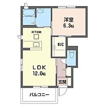 ブライトン12 00102 ｜ 栃木県小山市花垣町１丁目11-20（賃貸アパート1LDK・1階・45.58㎡） その2