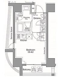 間取図画像 ワンルーム