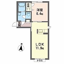 レガシーＣ C101 ｜ 福島県白河市立石174（賃貸アパート1LDK・1階・42.00㎡） その2