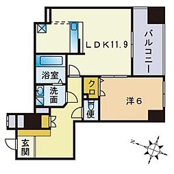 間取図画像 1LDK