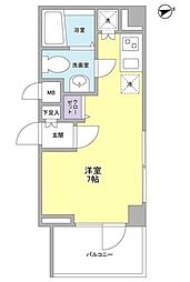 リバーレ秋葉原 ワンルームの間取図画像