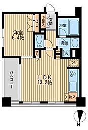 プロスペクト森下 1LDKの間取図画像
