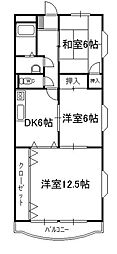 間取図画像 3DK