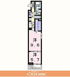 フォレスタ和歌浦 2Kの間取図画像