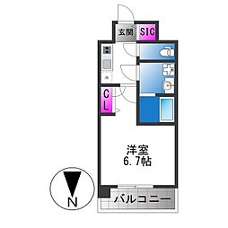 間取図画像 1K
