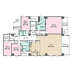 BlossomTerrace 3SLDKの間取図画像