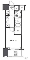コンフォリア東陽町 1Kの間取図画像