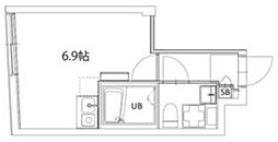 M-City中板橋 4階ワンルームの間取り