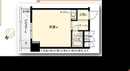 日本橋小網町ハイツ 4階1Kの間取り