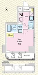 ＨＹｓ 梅島Ｃｏｎｆｏｒｔ 3階1Kの間取り
