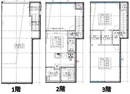 TICビル 3LDKの間取図画像