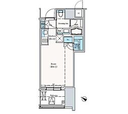 ＴＨＥ　ＲＯＰＰＯＮＧＩ　ＴＯＫＹＯ　ＳＵＰＥＲＩＯＲ　ＲＥ 4階1Kの間取り